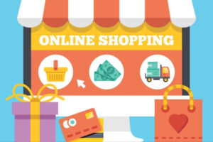 Online shopping concept